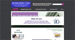 Desktop Screenshot of momusers.com